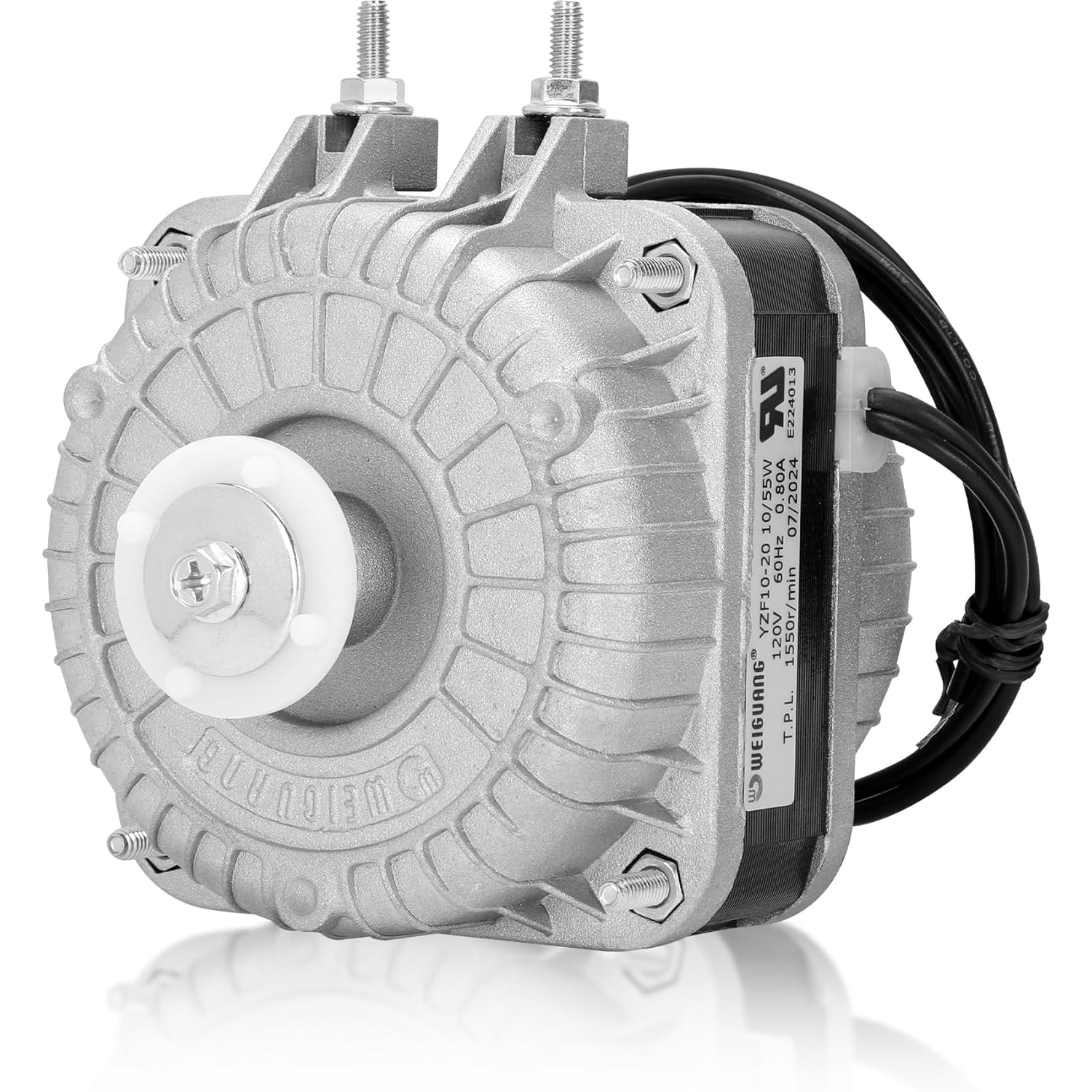 YZF10-20 Fan Motor AC 120V 10/55W 0.8A 60Hz 1550rpm Shaded Pole Condenser Motor for Atosa Avantco Refrigeration Equipment Freezer Radiator Evaporator, Small Ventilation Equipment