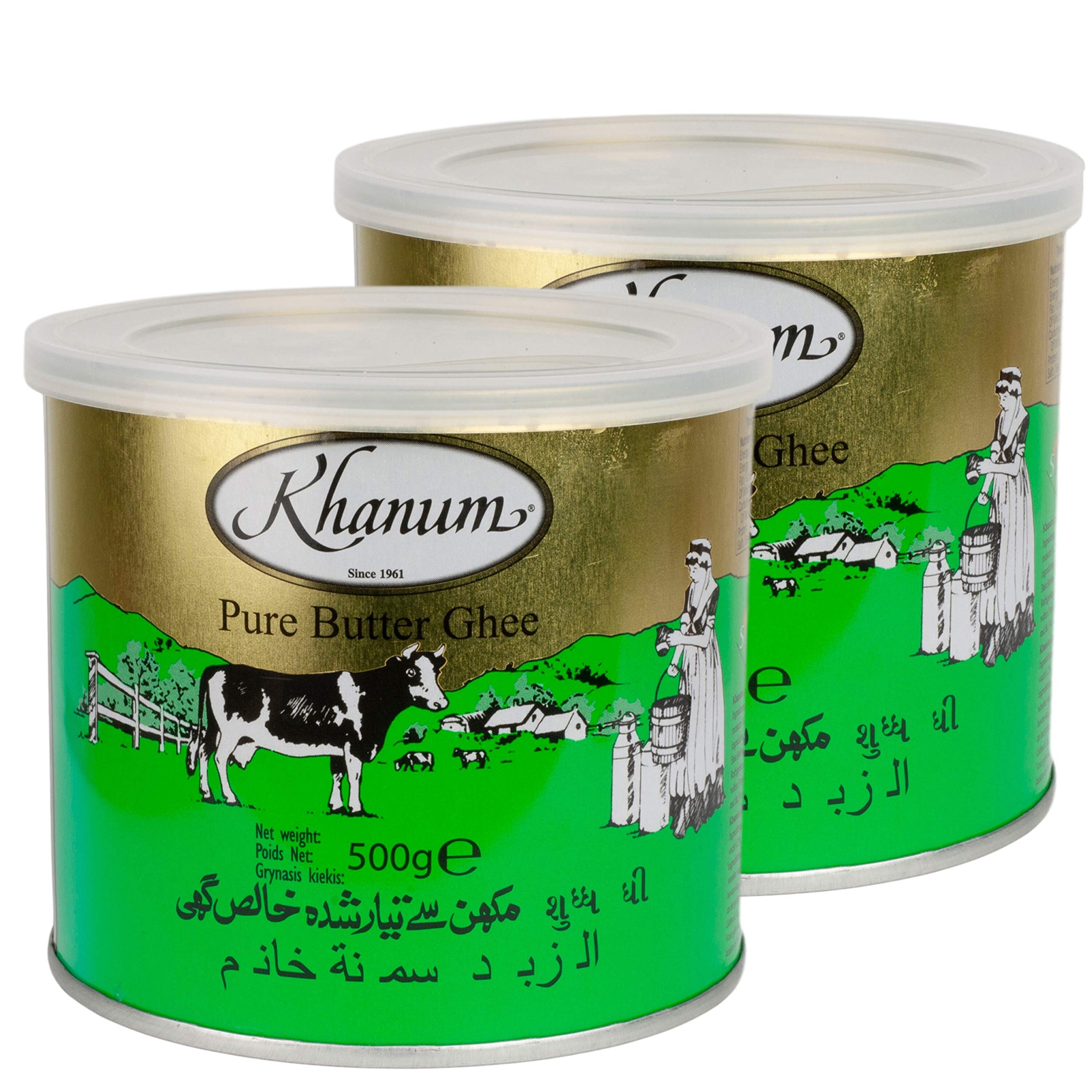 Khanum Ghee Bestes Butterfett im 2er Set á 500 g