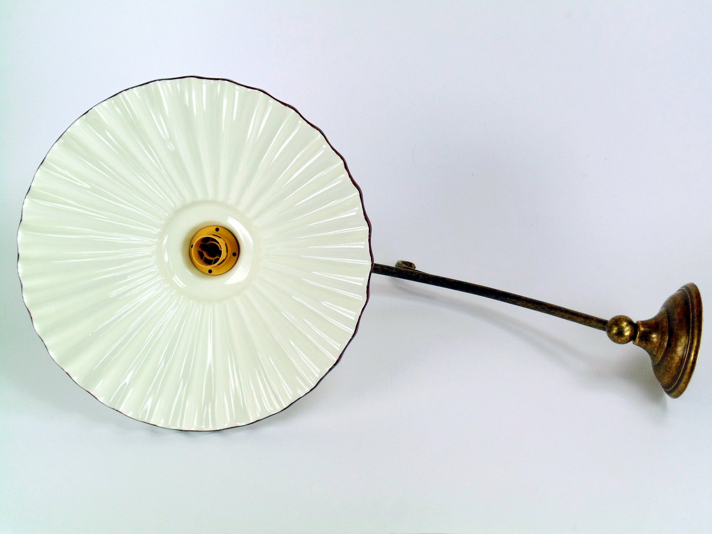Lustre Style Liberty 3 Lumières – Laiton, Ampoules E14, Olive, Elica
