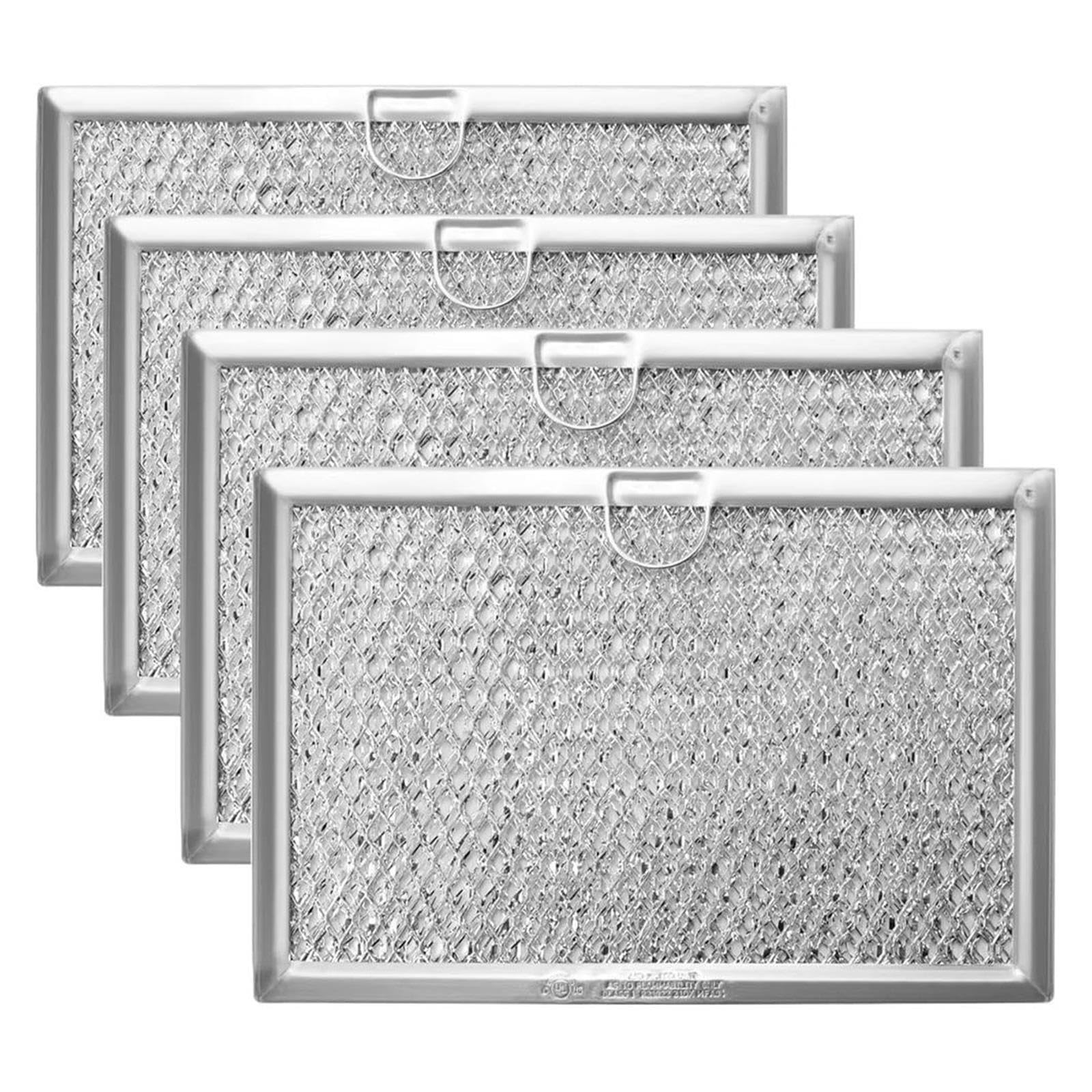 4 Pezzi Filtro Antigrasso For Microonde 5"x7-5/8"x3/32" For WB06X10608 5304517871 4920114 AP6809087 PS12585760 5304464105 5304509444