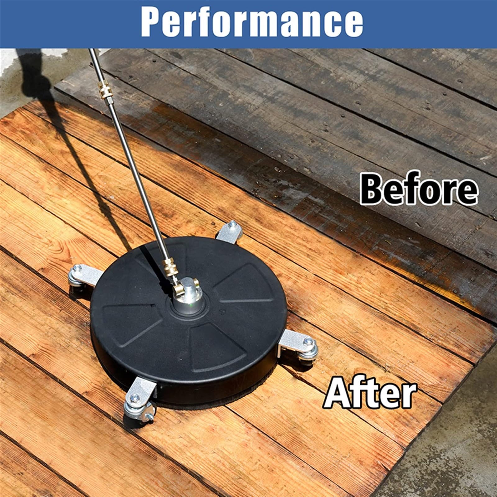 Amazon | 高圧洗浄機アクセサリ 16 インチ高圧洗浄機表面クリーナー 4