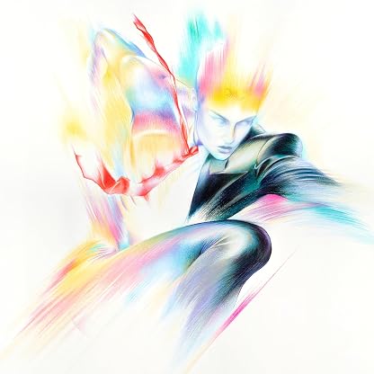 Hopecore (Vinil Transparente / Azul) por Rahim Redcar, capa do álbum