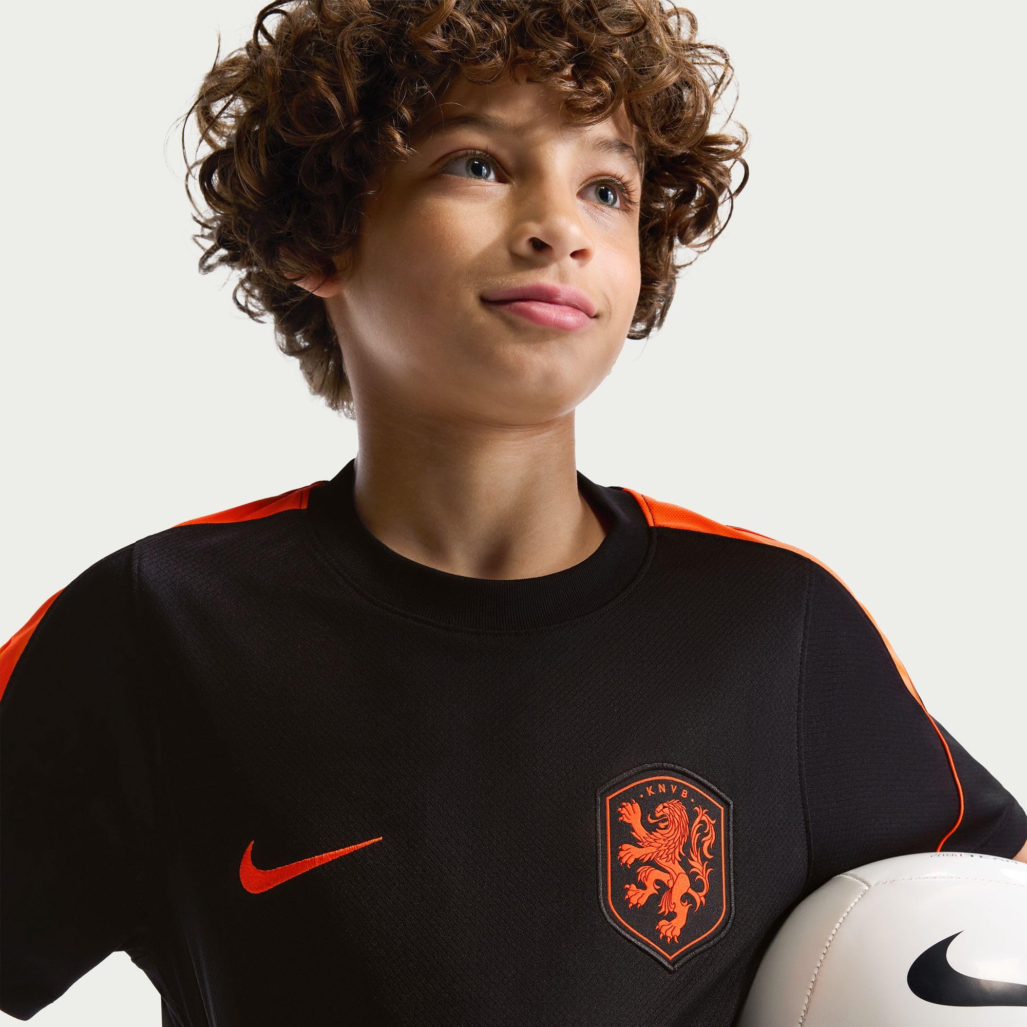 Nike Niederlande Strike Nike Dri-Fit Kurzarmshirt per bambini unisex per bambini a maniche corte