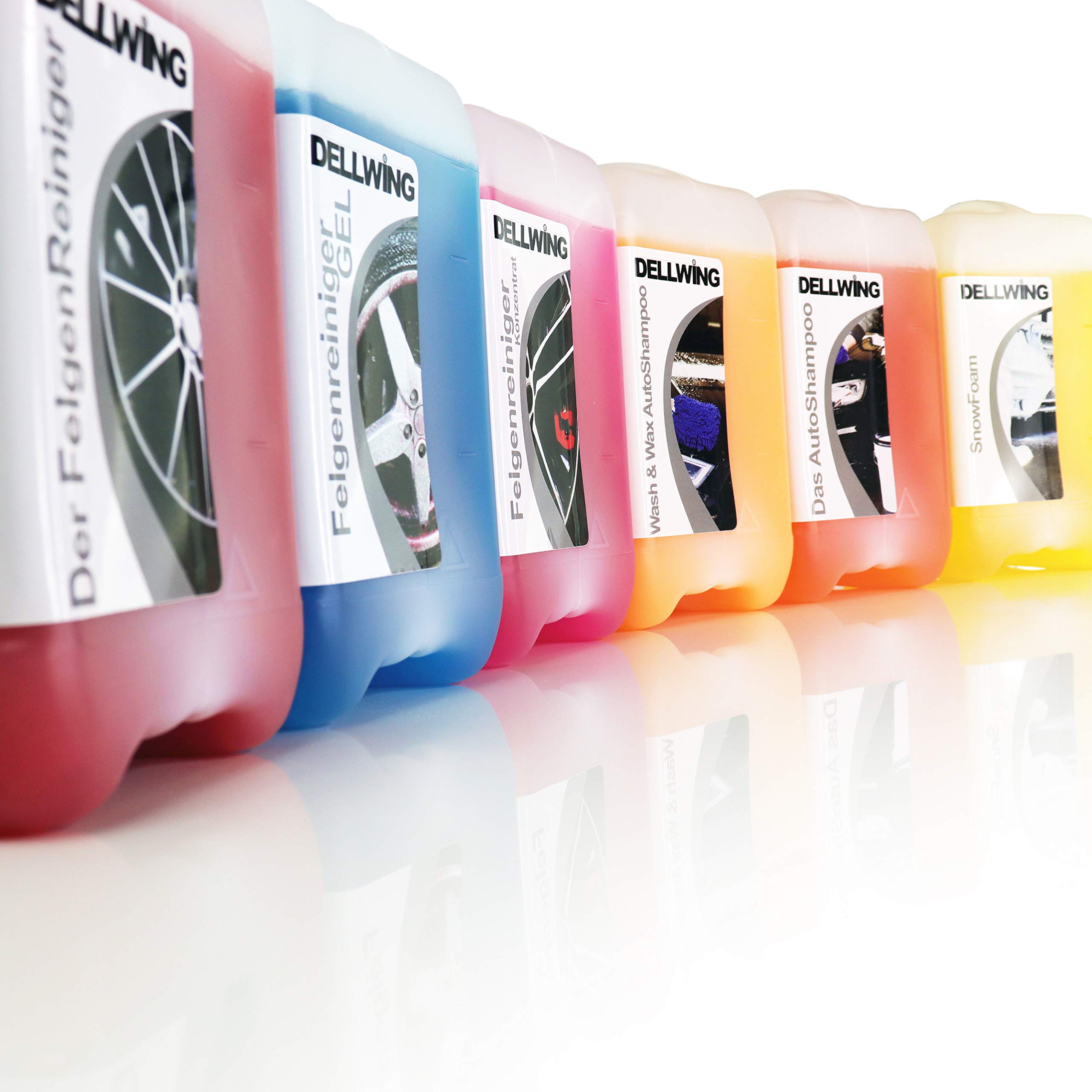 DELLWING Snow Foam BubbleGum 10 litros - Ideal para un prelavado suave - Forma una manta de espuma gruesa y duradera con un agradable aroma