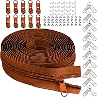 Vista 13 de Cinta de cremallera de nailon #3 para coser: YZSFIRM 10 yardas negras por The Yard Cremalleras de bobina de nailon para costura DIY y manualidades