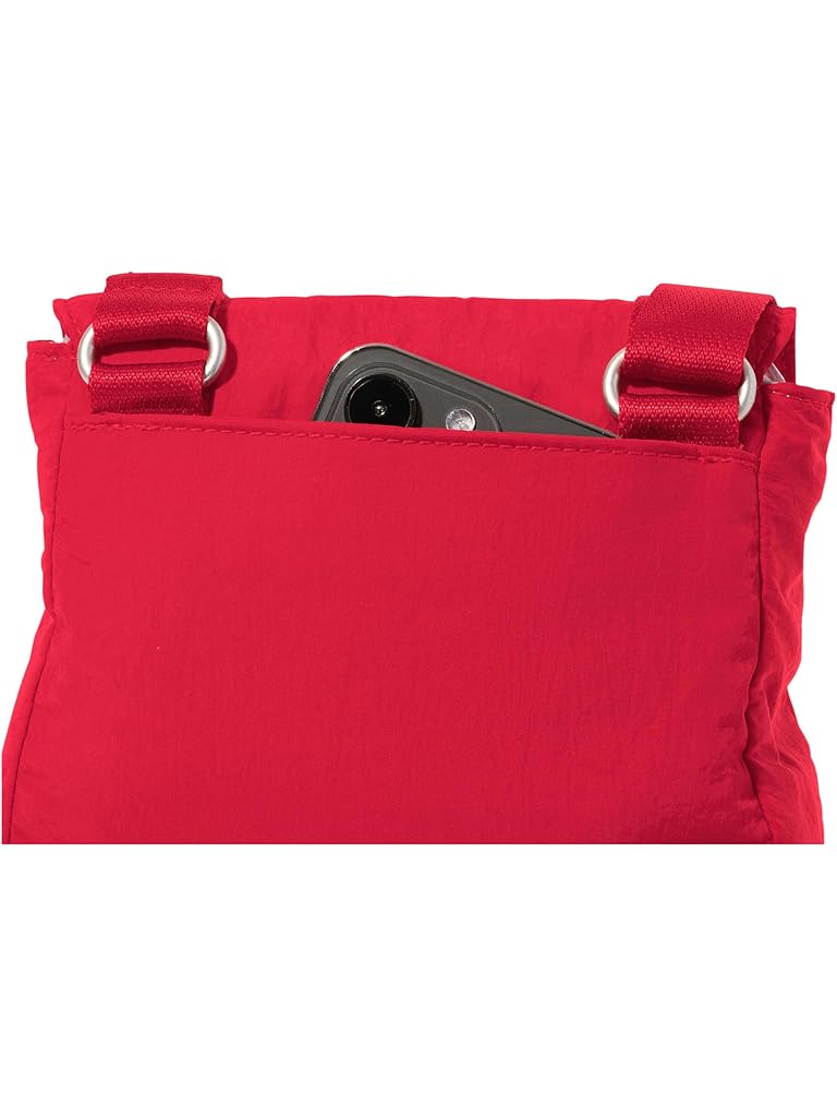 Red Baggallini Swift Flap Mini Crossbody