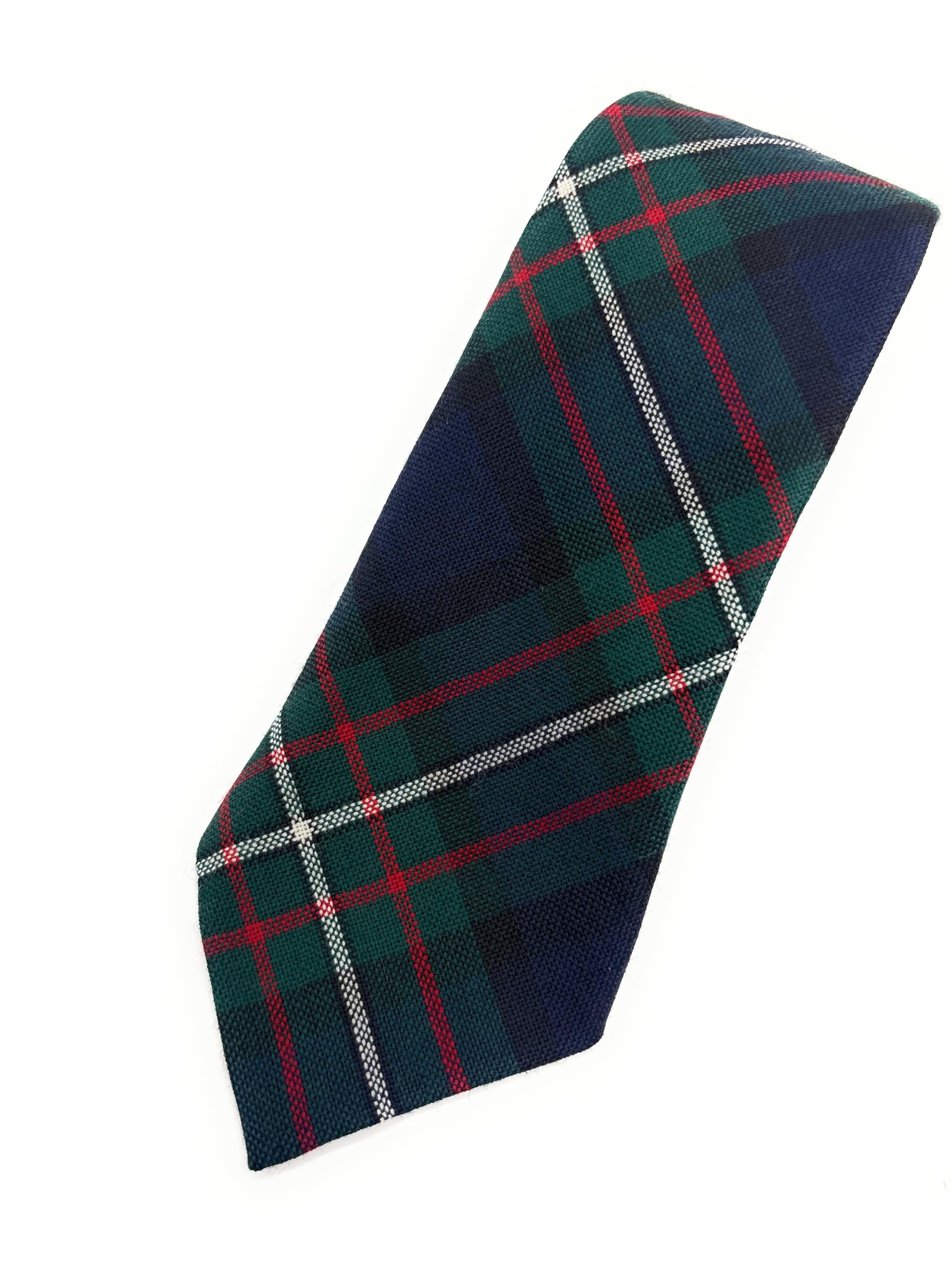 Pure Wool Scottish Tartan Necktie Available in Various Tartans - Made in Scotland (Ferguson)