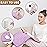 Deepsoon Heating Pad,Electric Heating Pads for Back,Neck,Abdomen,Moist Heating Pad for Shoulder,Knee,Arms,Legs,Dry/Moist Heat & Auto Shut Off,Christmas Gifts for Men and Women,Light Purple,24x20 Inch