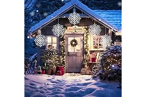 Lighted Snowflakes for Outside