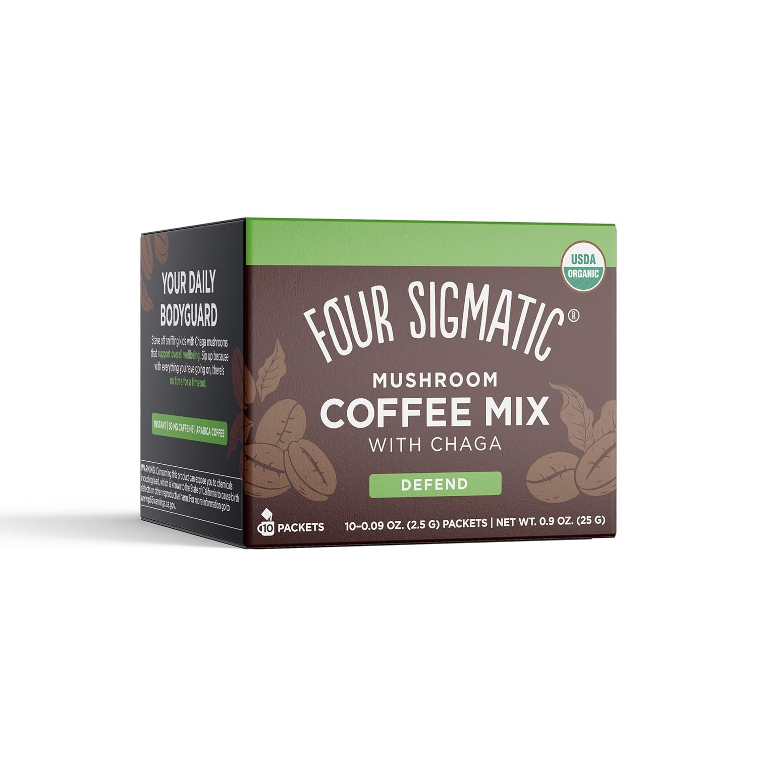 Four Sigmatic Mushroom Beverage Mixes with Reishi and Cordyceps | Hot Cacao and Instant Coffee Powder