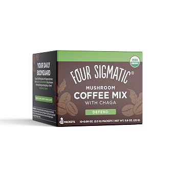 Four Sigmatic Mushroom Beverage Mixes with Reishi and Cordyceps | Hot Cacao and Instant Coffee Powder