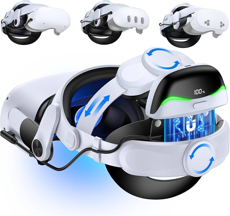 Amazon.co.jp: Elekasumi Quest 3S/Quest 3/Quest 2用ヘッドストラップ