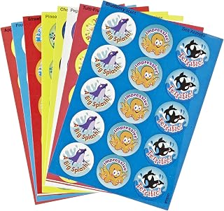 Trend Enterprises TEPT6480 Praise Word Stinky Stickers- Round- Scratch-Sniff- 288-PK
