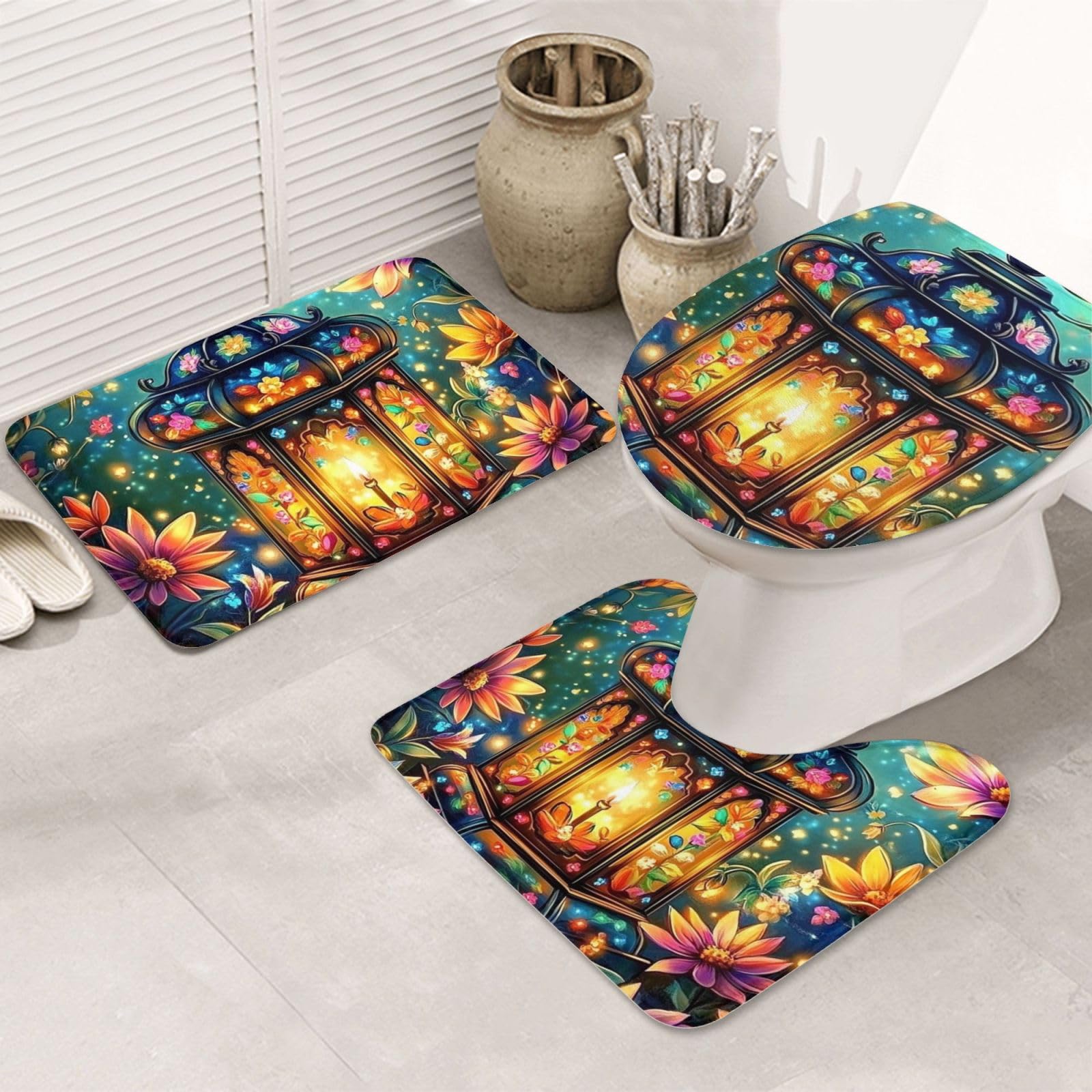 Alfombrilla de baño lavable a máquina que evita resbalones en suelos húmedos
