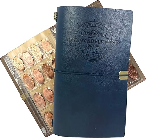 El Penny Journal tiene capacidad para 146 monedas, el mejor libro de colección de recuerdos para tu colección de monedas con capacidad para 128