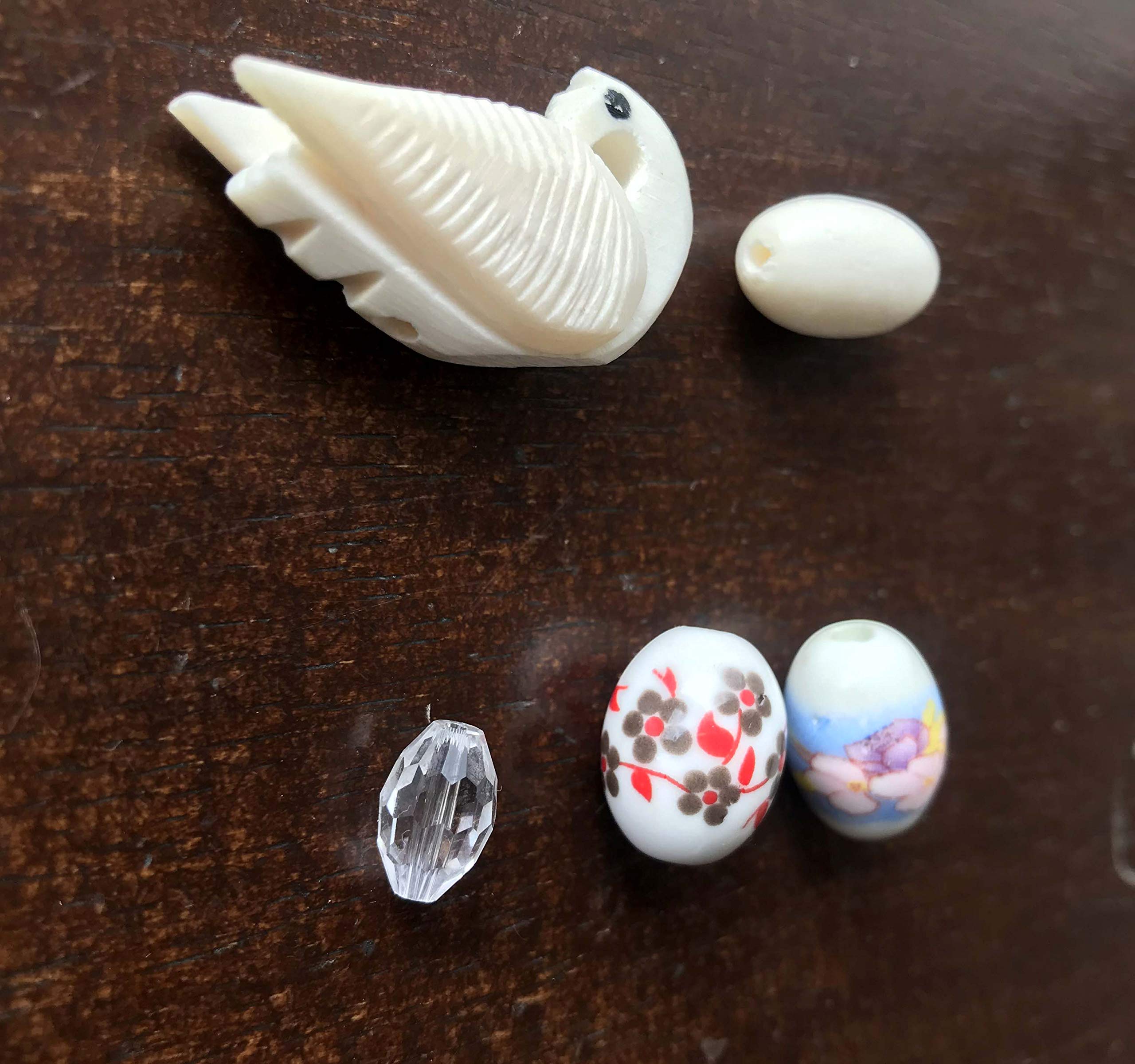 Set of 5 Tuning Bead Manka for Sitar Beautiful Hand carved Bone and designer - Image 6