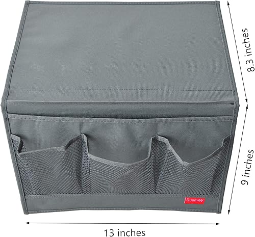 Miniatura 2 de DuomiW - Organizador de almacenamiento para el lado de la cama, para guardar el control remoto de TV, teléfonos, revistas, tablet, accesorios