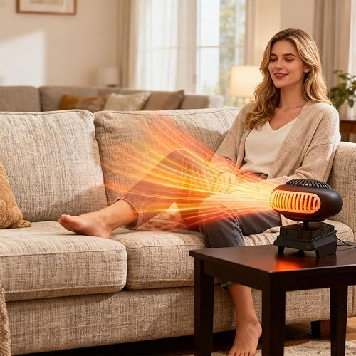 Miniatura 3 de Estufa de escritorio portátil alimentada por USB sobrecalentamiento silencioso de calentamiento rápido para oficinadormitoriouso de automóviles