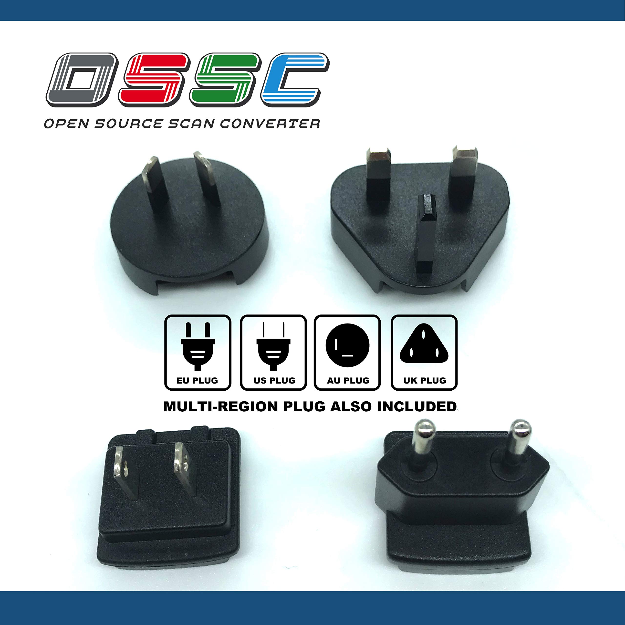 Kaico Edition OSSC Open Source Scan Converter 1.6 with SCART, Component and VGA to HDMI for