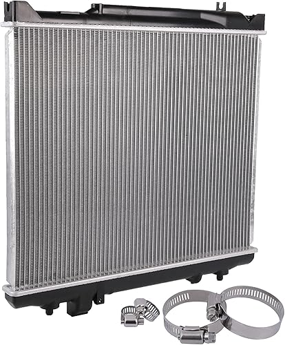 Miniatura 8 de SCITOO Radiador 2933 + abrazadera de manguera de 0.31 a 0.39 pulgadas, 1.18 pulgadas a 1.79 pulgadas, 4 piezas para Suzuki para XL-7