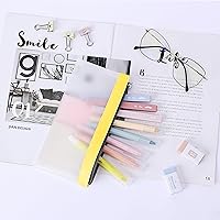 Vista 8 de Mr. Pen - Estuche transparente para lápices, paquete de 3, estuche transparente para lápices, bolsas para lápices