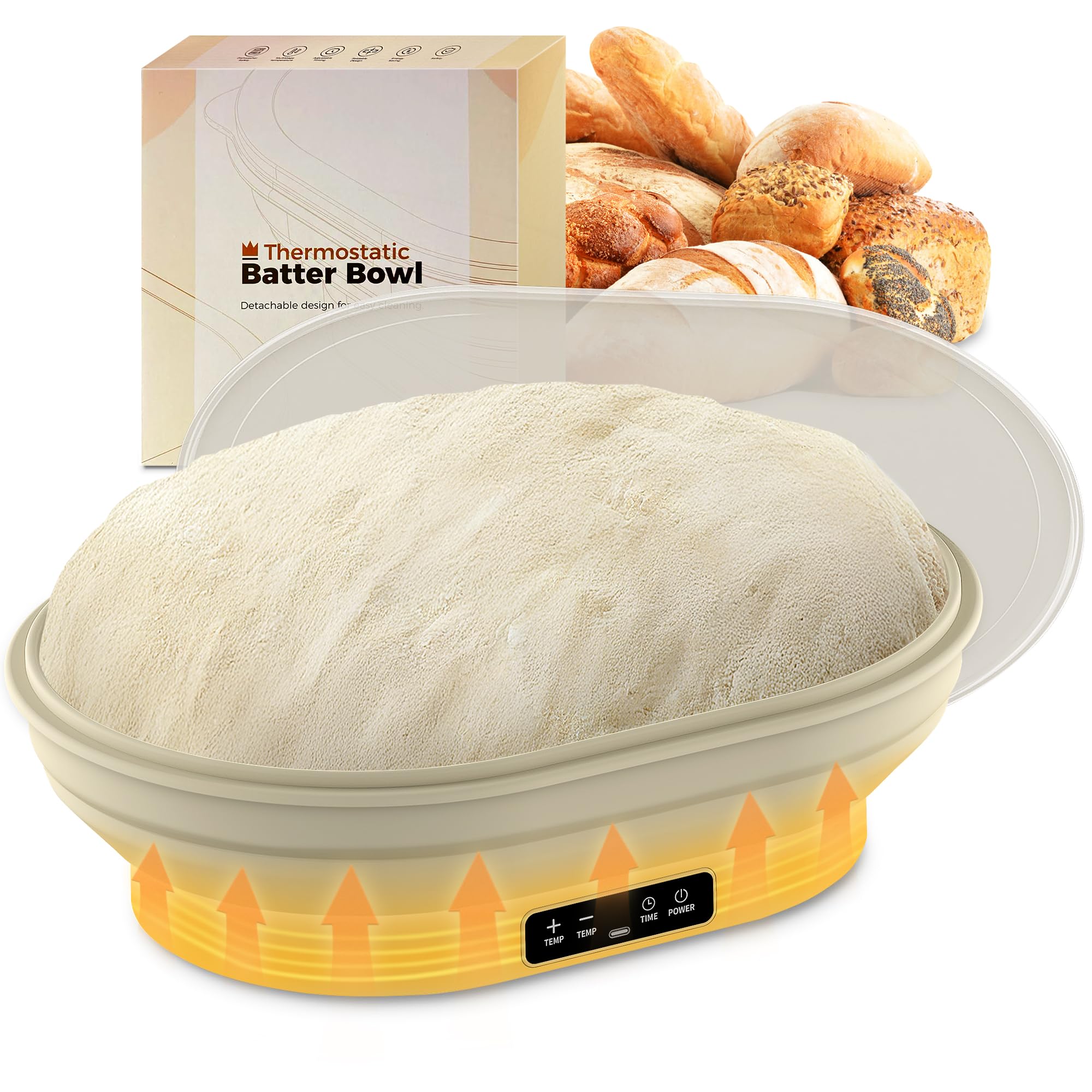 SmileSilk Silicone Dough Proofing Box