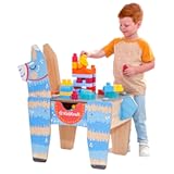 Llama Pinata Building Bricks Table