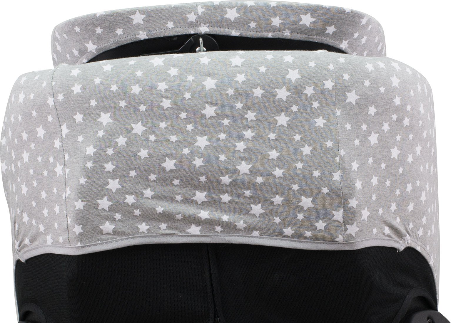 JYOKO Kids Funda de algodón para Silla de Coche Compatible con Axkid Minikid, Kidzone, Duofix (White Star)