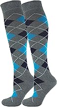 Mysocks Chaussettes Montantes Pour Homme Motif Losanges, 2 paires Argyle