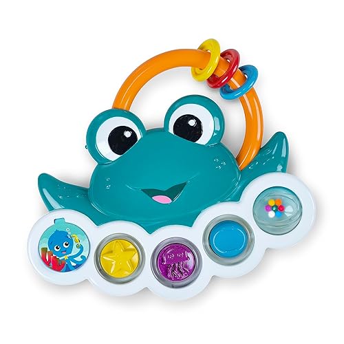 Baby Einstein Ocean Explorers Neptune's Busy Bubbles - Juguete de actividad sensorial con luces interactivas y música, a partir de 3 meses