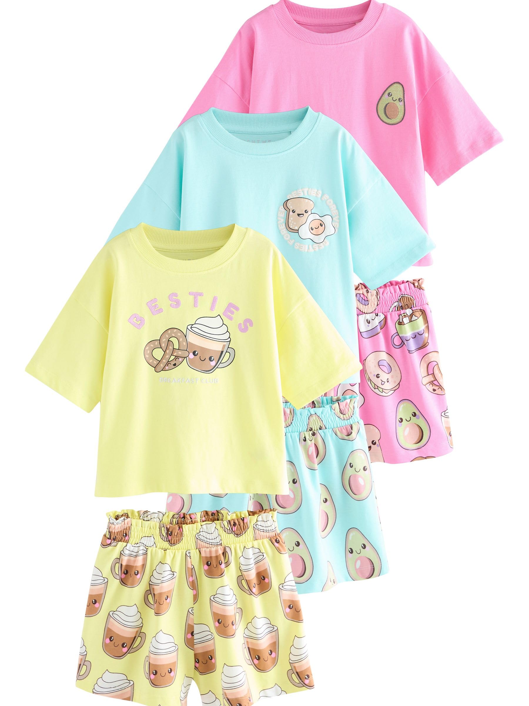 NEXT Mädchen Pyjamas im 3-Pack