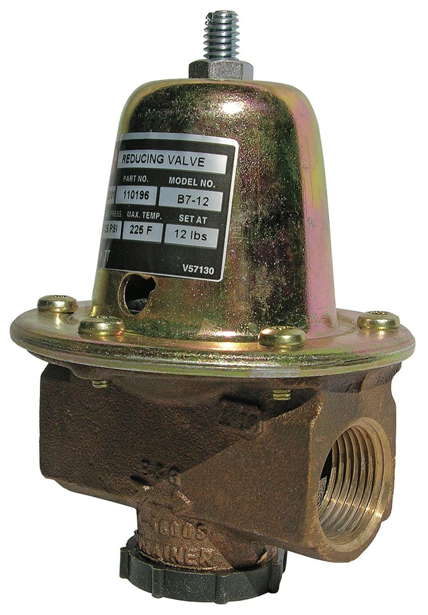 Water Pressure Reducing Valve, 3/4 In.