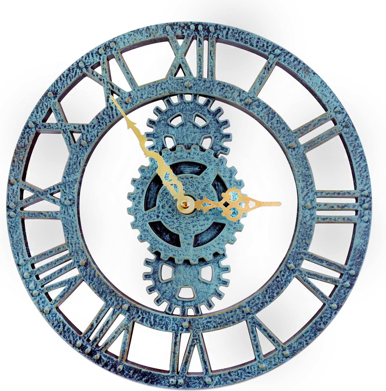 Taodyans Outdoor Wall Clock Waterproof Garden Clock 12in Quartz Battery ...