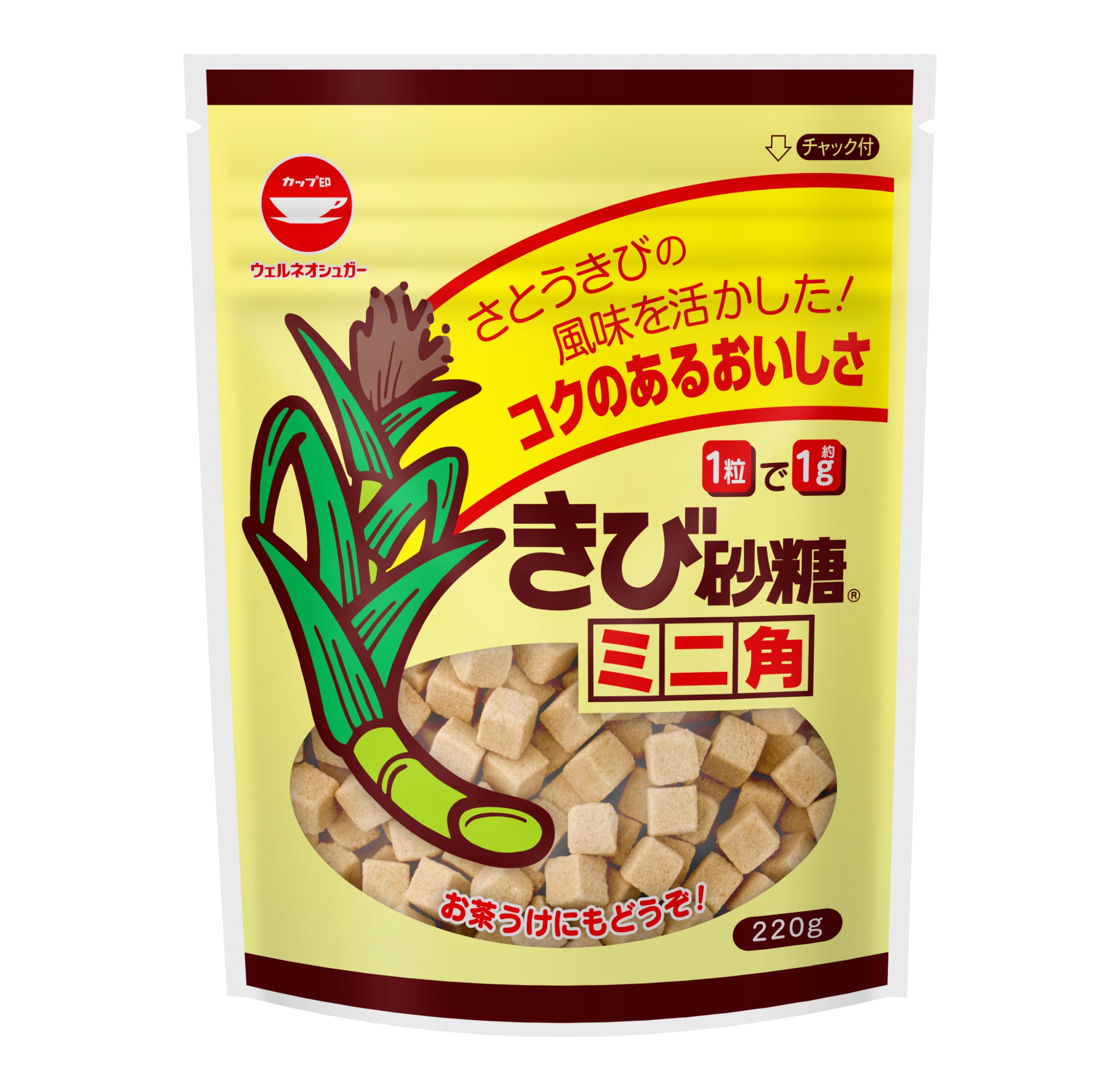 Amazon.co.jp: カップ印 きび砂糖ミニ角 220g : 食品・飲料・お酒