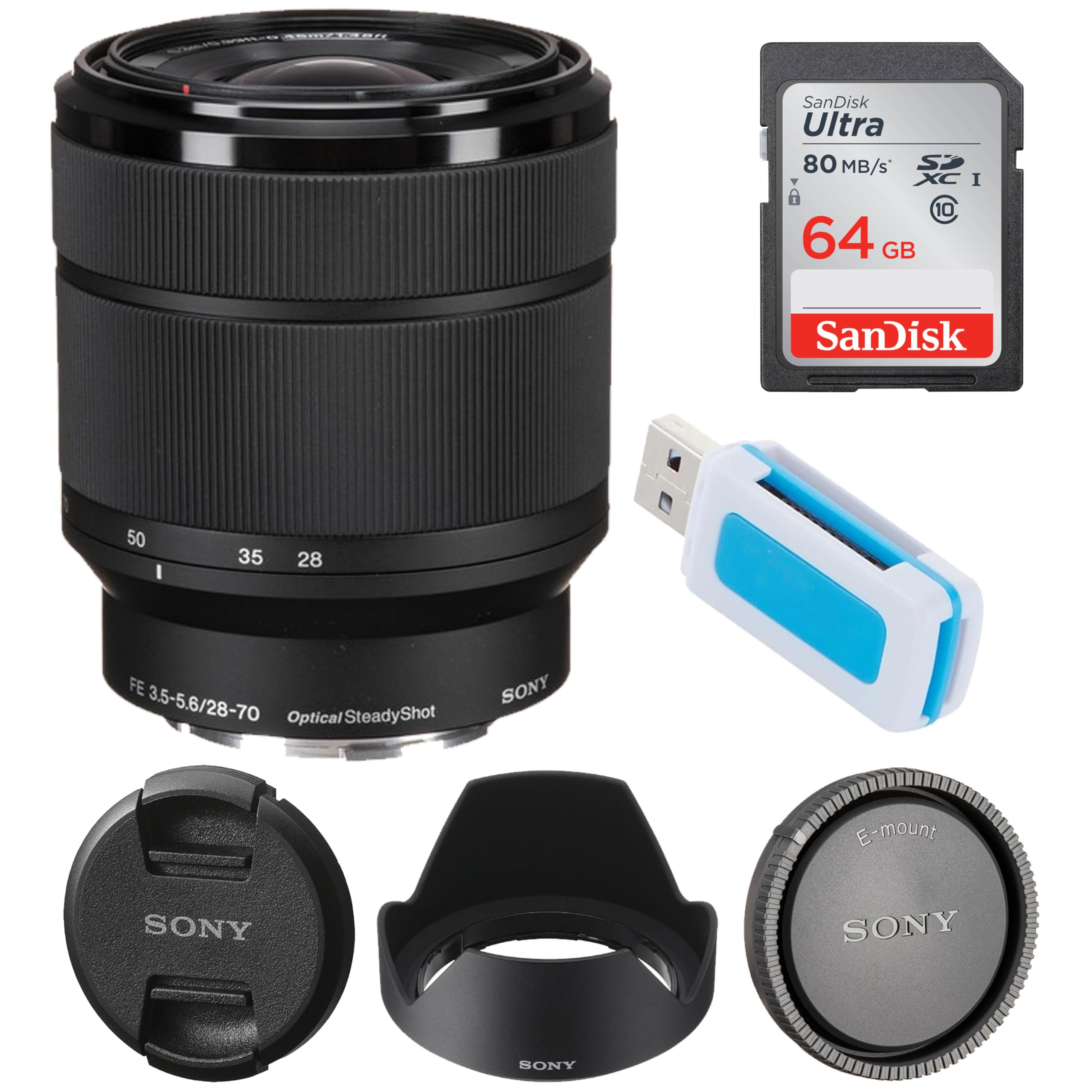 Amazon.co.jp: Sony FE 28-70mm f/3.5-5.6 OSSレンズ(ブラック):64GB