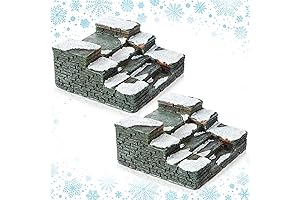 Exquisite Christmas Village Limestone Platform