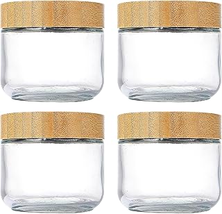 Övernattningshavregryn behållare, 4 stycken lufttäta läckagesäkra förvaringsbehållare – 295 ml bred mun läckageskydd behållare med lock, för övernattningar oats matförvaring snacks havregryt