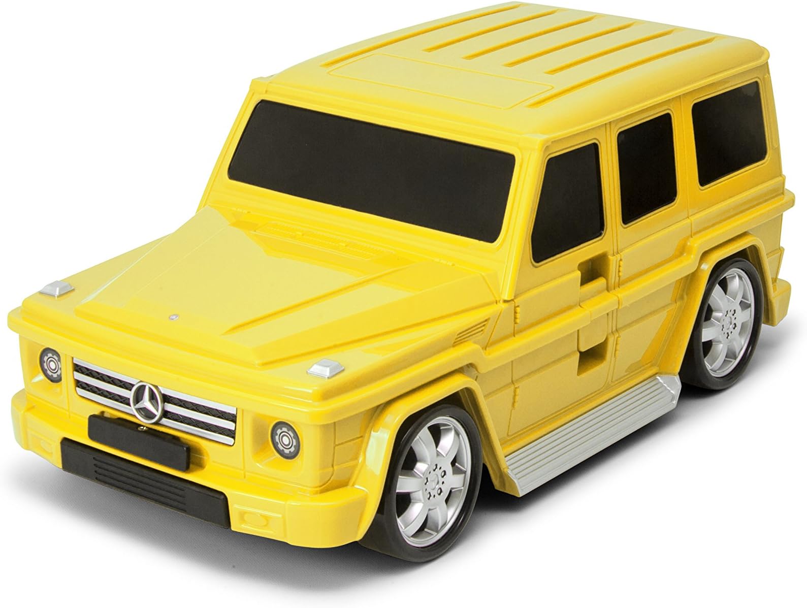 Packenger Mercedes-Benz G63 Kinderauto Kindertrolley Children's Luggage, 49 cm, 20 liters, Yellow (Gelb)