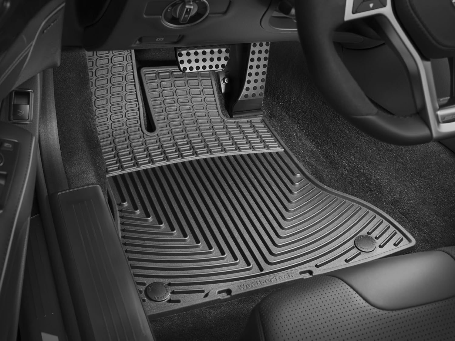 WeatherTech All-Weather Floor Mats for Mercedes AMG SL 65, SL 63 AMG, SL-Class - 1st Row (W299), Black