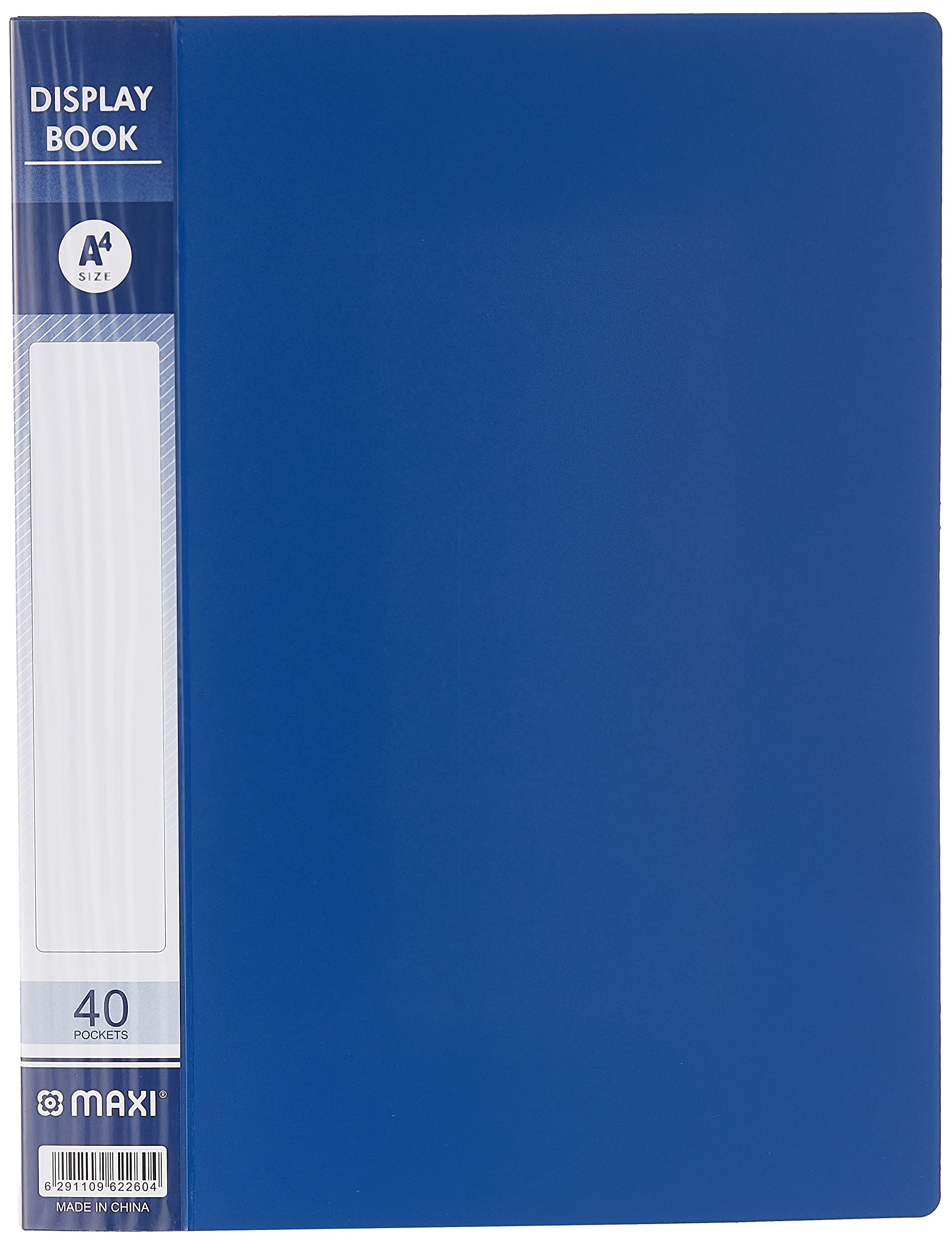 MAXI DISPLAY BOOK 40 POCKET BLUE