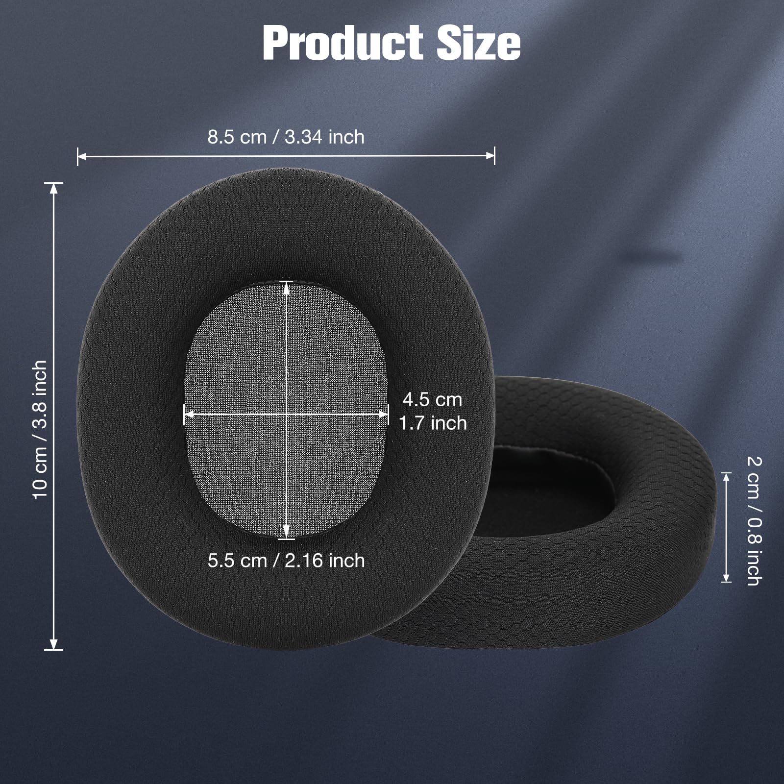Yizhet Nakładki na uszy kompatybilne z Steelseries Arctis 1 3 5 7 9x 9 Pro słuchawki