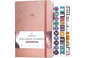 Clever Fox 30 Commit Planner: Wellness Journal and Meal Planner