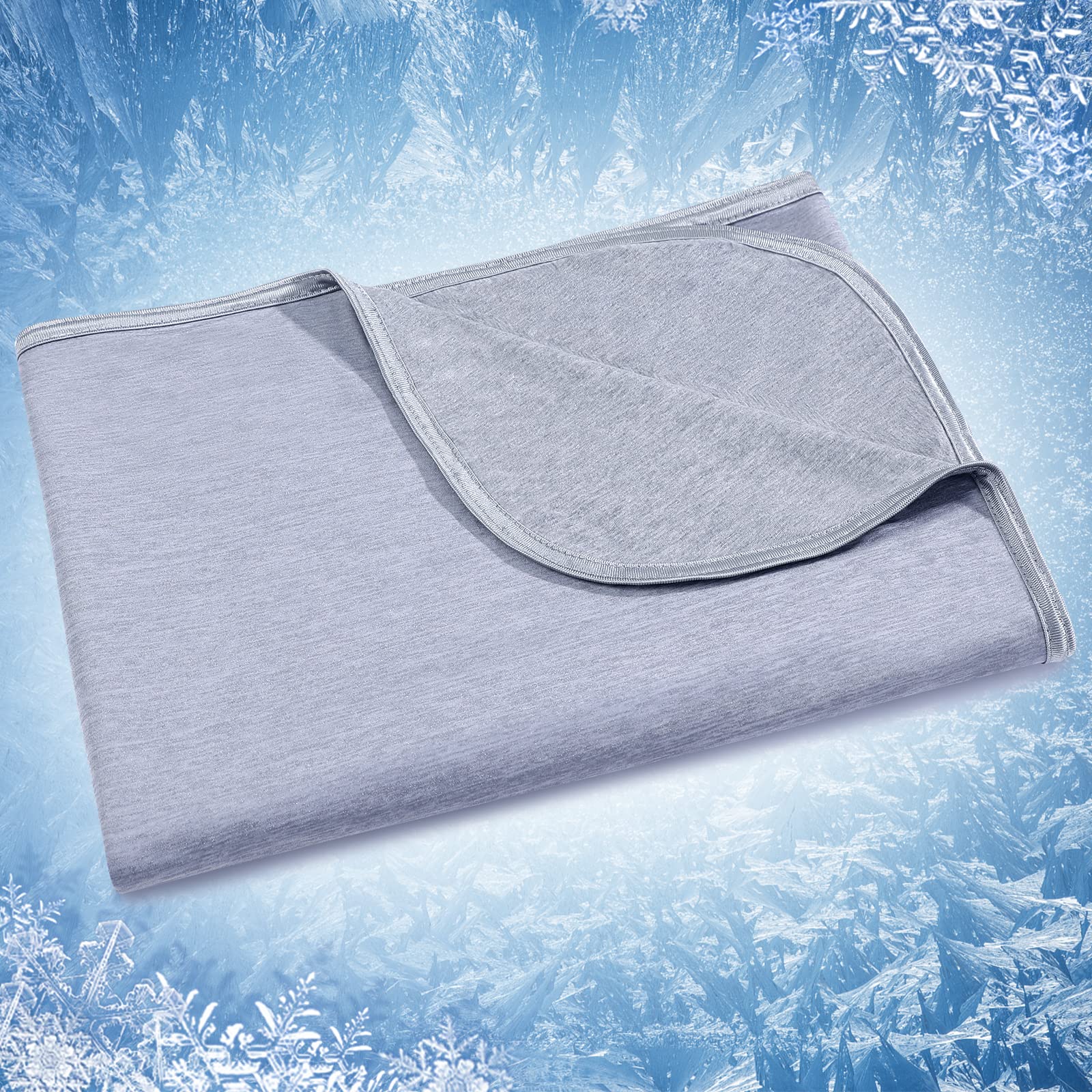 Yoofoss Cooling Blanket for Hot Sleepers, Lightweight Breathable Summer