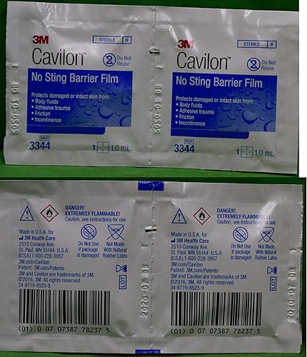 Miniatura 2 de 9.8 ft Cavilon Película de barrera sin picaduras, forma más suave de proteger la piel de líquidos corporales, adhesivos y fricción, película de