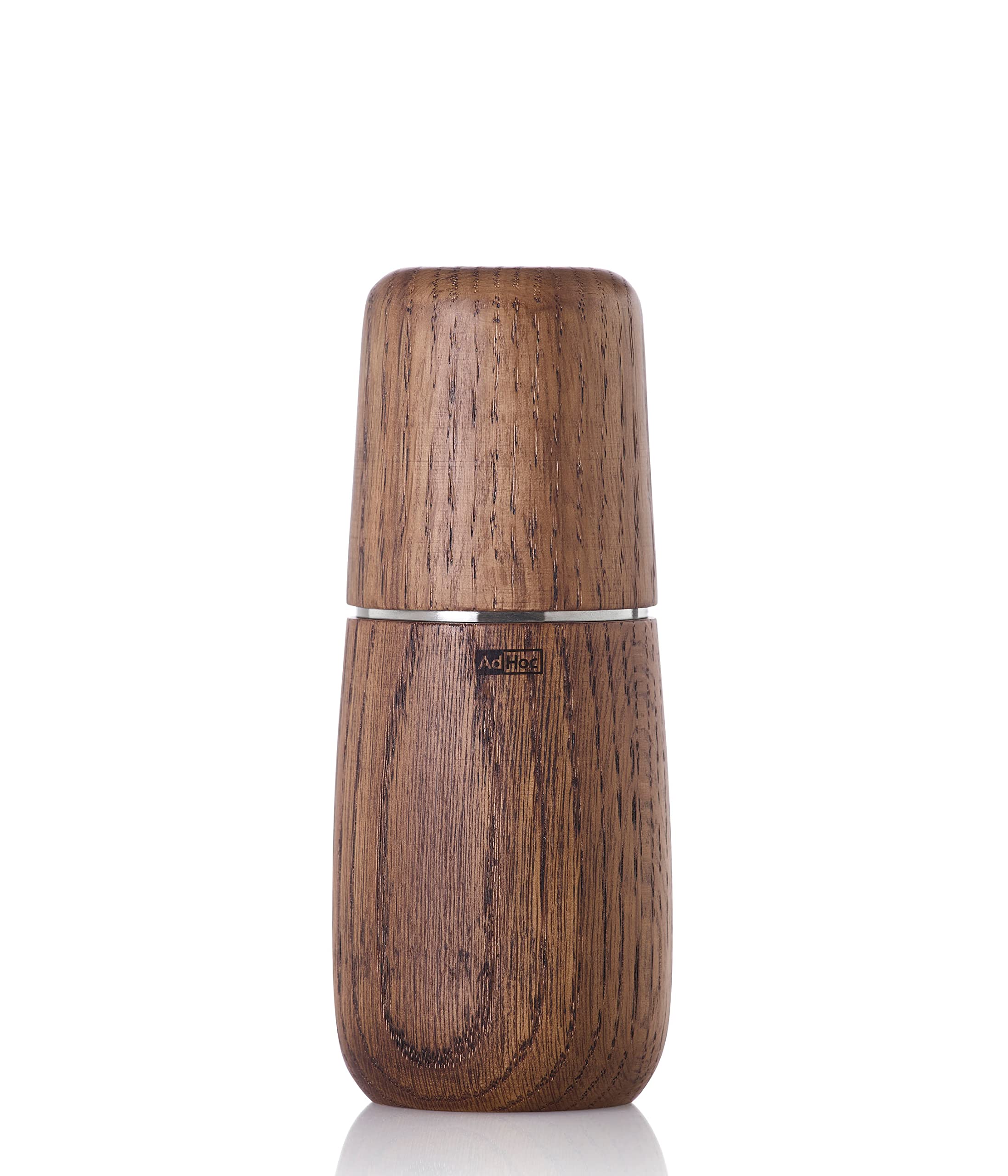 AdHoc Yono Salt Or Pepper Mill Dark - Manual Salt & Pepper Grinder with Ceramic Grinding Mechanisms - Modern Kitchen Accessory