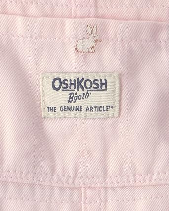 OshKosh B'gosh Girl World's Best Overalls, Pink, 6M