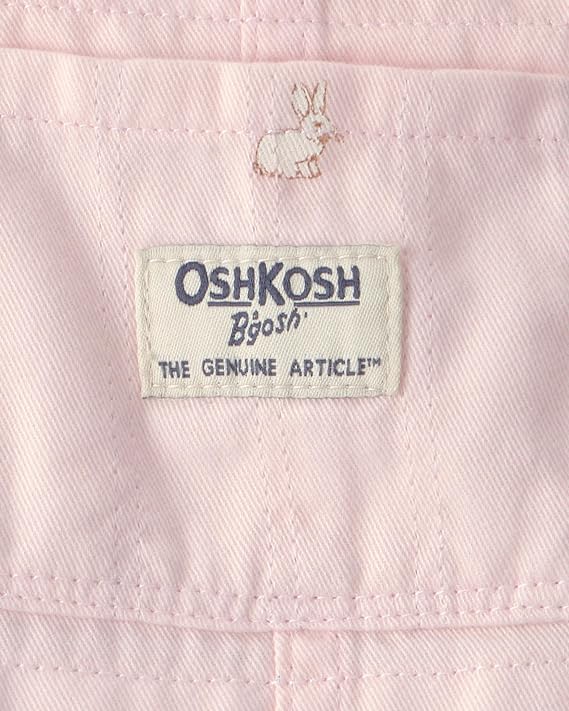 OshKosh B'gosh Girl World's Best Overalls, Pink, 6M