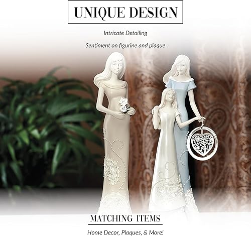 Miniatura 4 de Pavilion Gift Company Figura de madre esperada, 8 pulgadas, sosteniendo flores