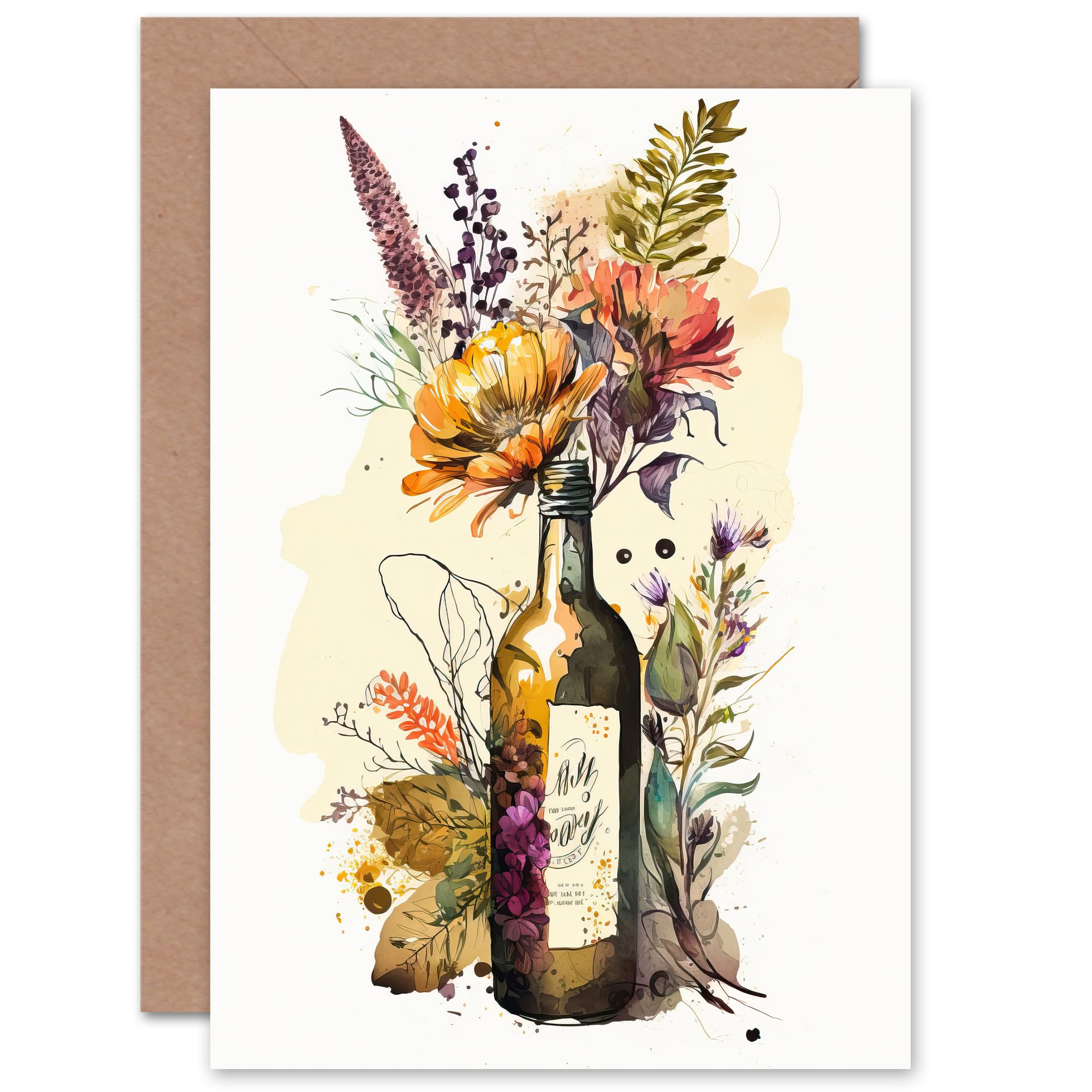 Artery8 Wildflower Bouquet Greeting Card
