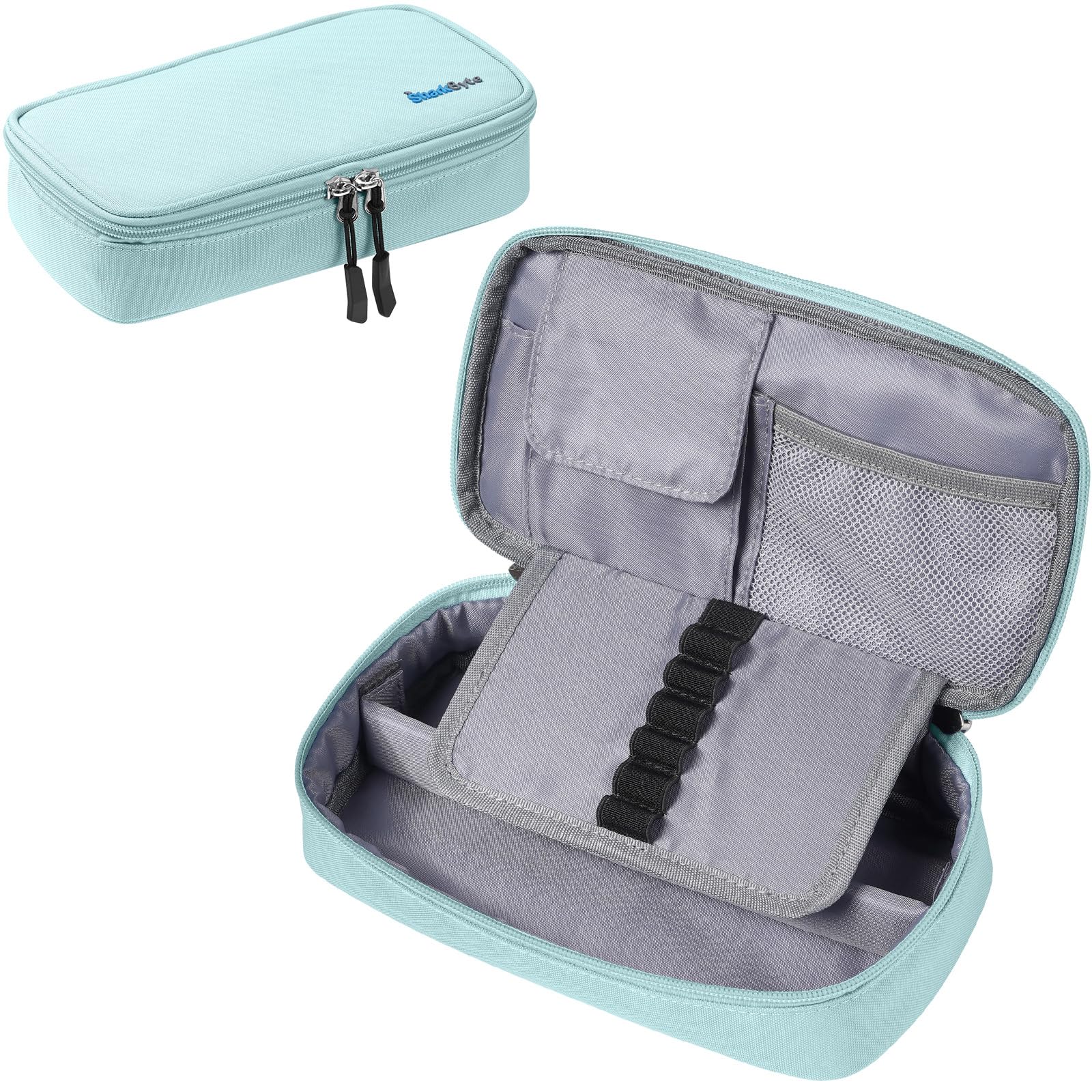 SharkByte Big Pencil Case for Students Girls Boys Large Capacity Pencil Cases Bag